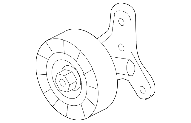 Idler Pulley 07K-145-172-B - View 2