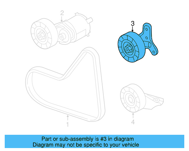 Idler Pulley 07K-145-172-B - View 7
