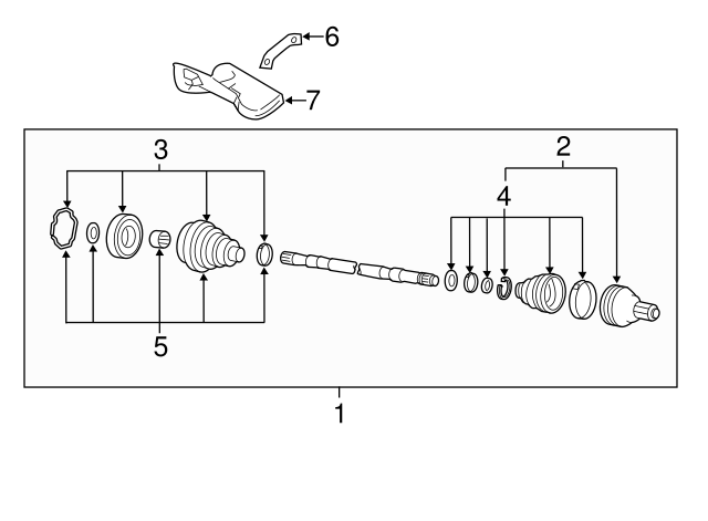 Inner Joint Assembly 1K0-498-103-X - View 24