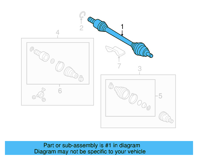 Axle Assembly 5Q0-407-272-EF - View 4