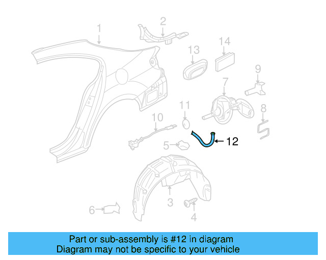 Drain Hose 3D0-809-937-B - View 16