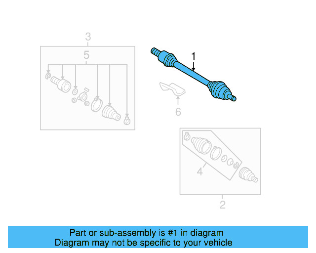 Axle Assembly 5Q0-407-271-DF - View 5