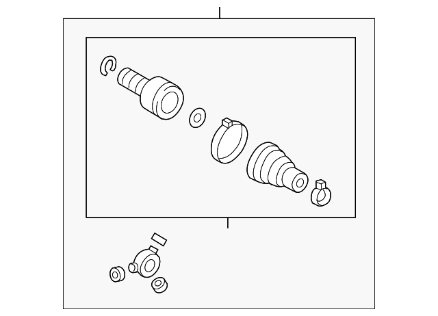 Inner Joint Assembly 1K0-498-103-L