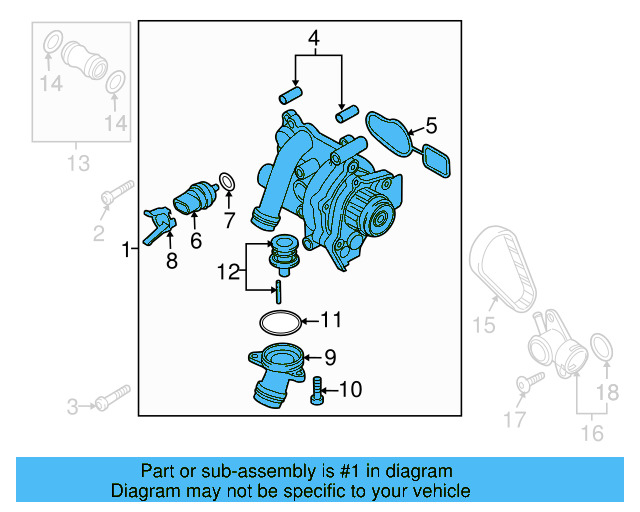 Serpentine Belt 06J-260-849-D - View 18