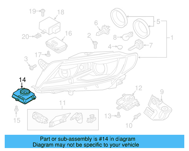 Ballast Bolt 3C8-941-117 - View 5