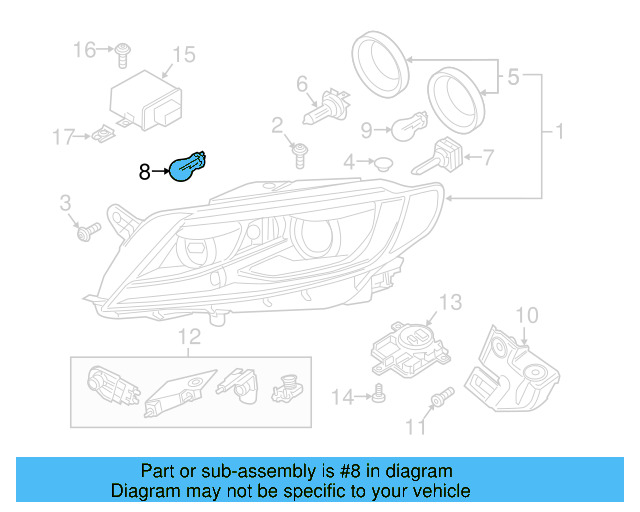 Run Lamp Bulb N-107-763-01 - View 2