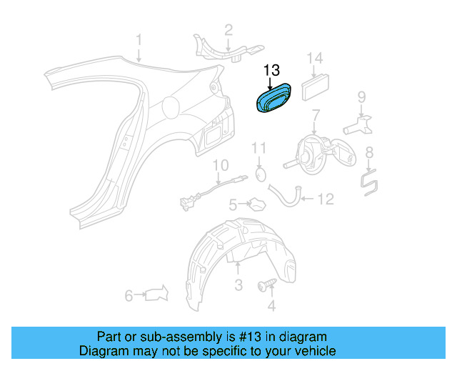 Fender Liner Retainer Nut N-908-338-01 - View 192