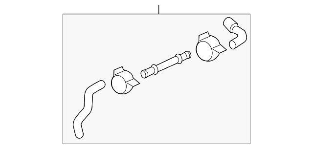 Engine Coolant Overflow Hose 1KM-122-109-C - View 4