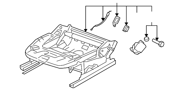 Seat Frame 1K0-882-600-B-9B9 - View 24