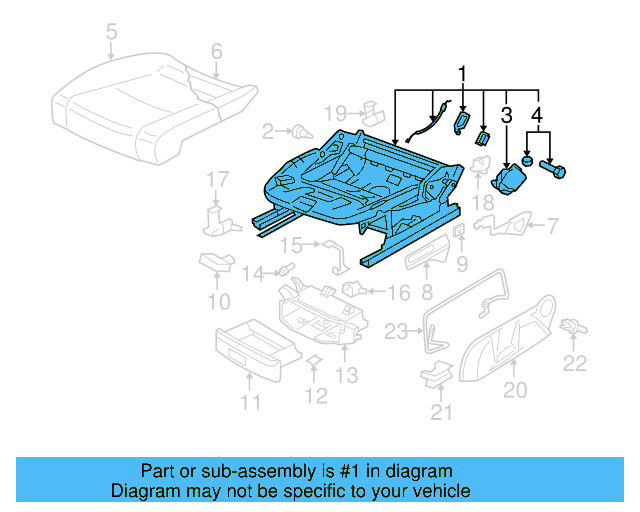 Seat Frame 1K4881105MR