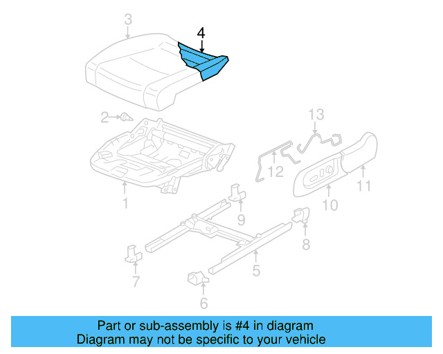 Seat Cushion Pad 1K5-881-375-B - View 4