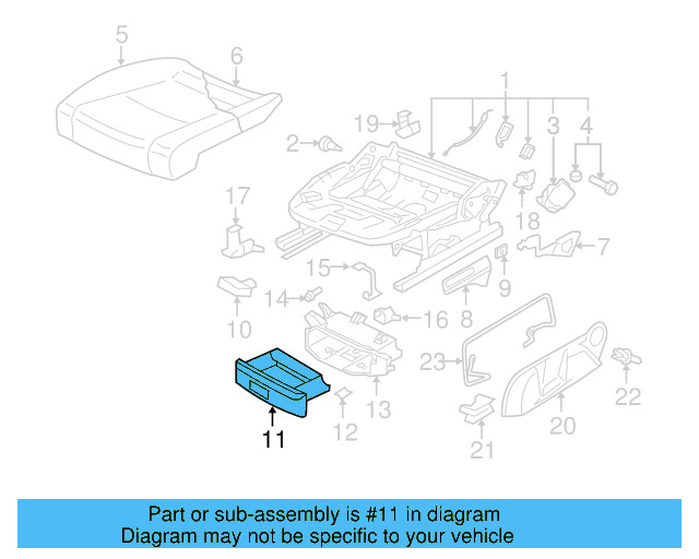 Storage Drawer Guide 6Q0-881-203