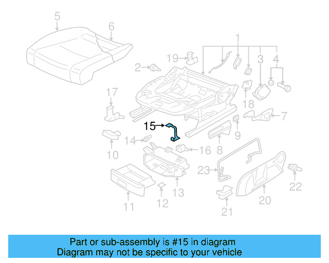 Bracket 1K0-881-547-A - View 6