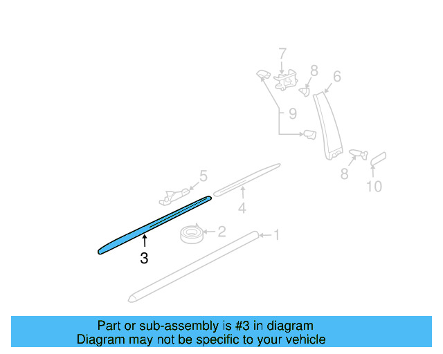 Scuff Plate 7L0-853-537-C-9B9 - View 3