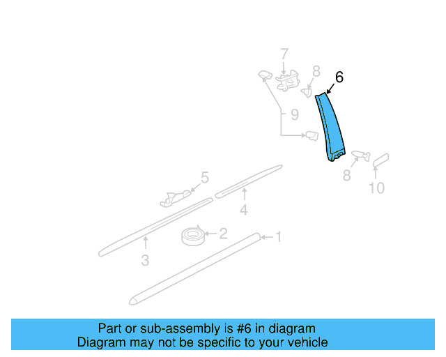 Door Applique 7L6-853-318-D-041 - View 3