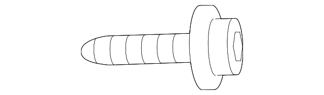 Fender Liner Screw WHT-004-346 - View 3