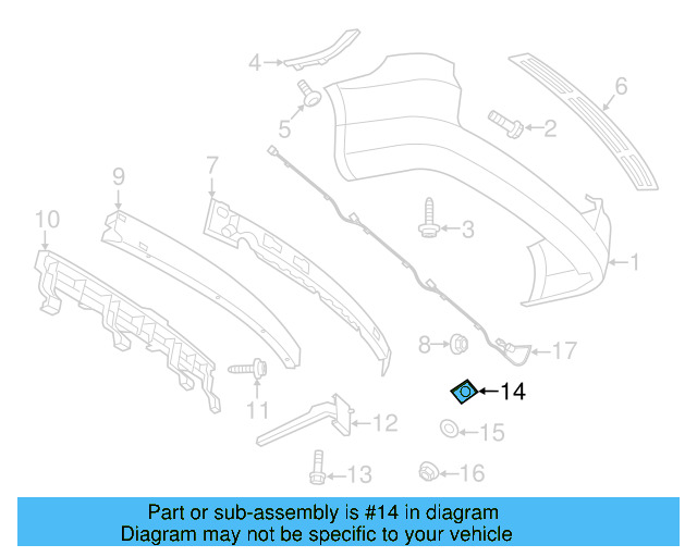 Reverse Sensor (Unpainted) 7b0919275gru - View 5