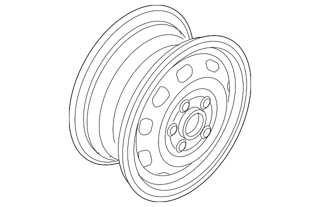 Wheel, Alloy 1J0-601-025-AD-091 - View 6