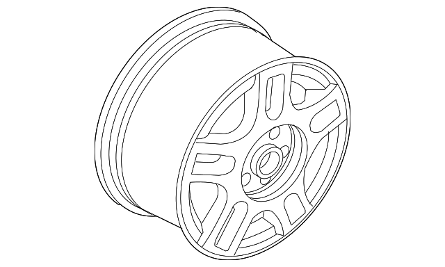 Wheel, Alloy 1J0-601-025-AD-091 - View 25