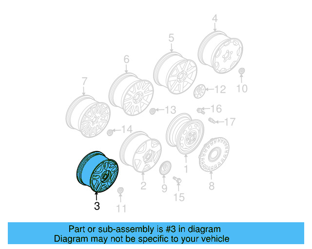 Wheel, Alloy 1J0-601-025-AD-091 - View 24