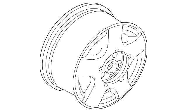 Wheel, Alloy 1J0-601-025-AD-091 - View 20