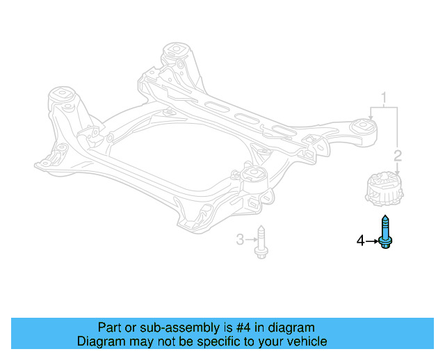 Engine Carrier Rear Bolt N-910-144-02 - View 13