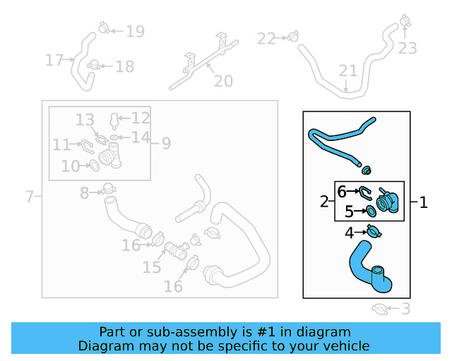 Radiator Hose 3QF-122-101-G - View 11