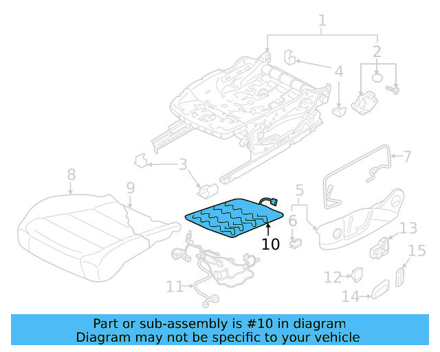 Seat Cushion Heater 2GJ-963-555-B - View 3