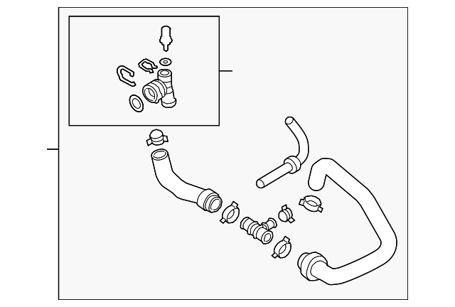Radiator Hose 3QF-122-051-G - View 6