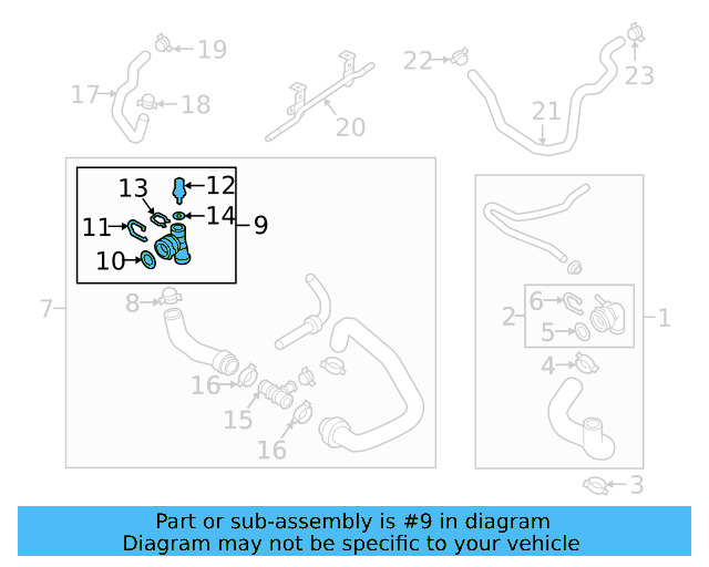 Lower Coupling 5Q0-122-291-T - View 50