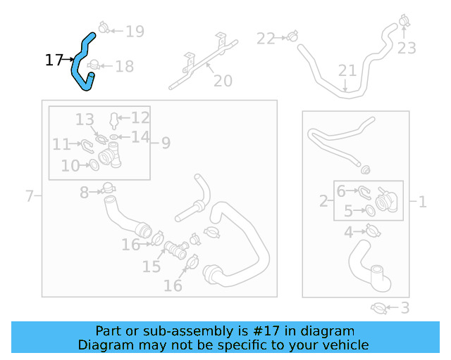 Water Hose 3QF-121-063 - View 5