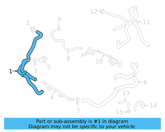 Lower Hose 3QF-122-109-A - View 7
