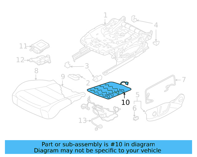Seat Cushion Heater 2GJ-963-556-B - View 2