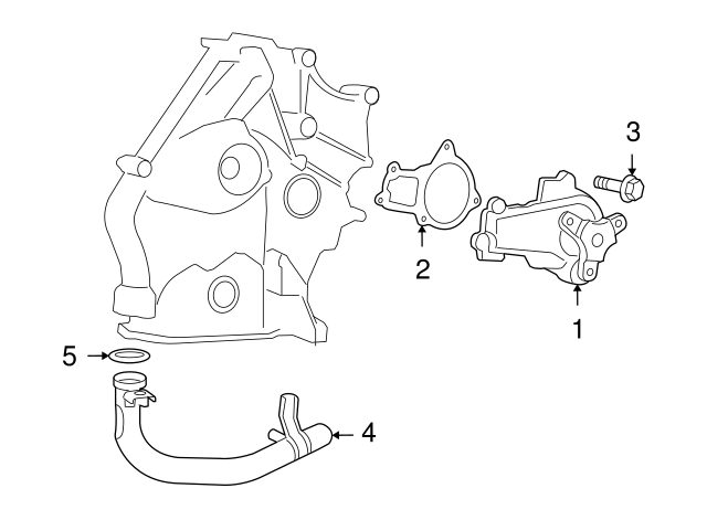 Water Pump Gasket 7B0-121-041 - View 2