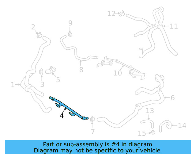 Water Pipe 03H-121-065-J