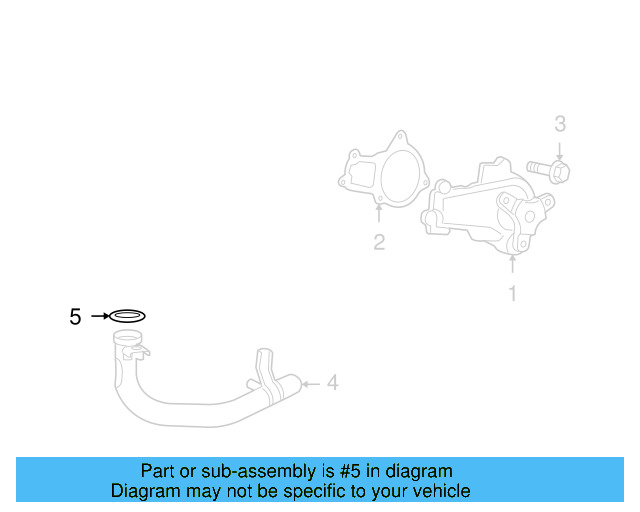 Water Inlet Tube Seal WHT-004-404 - View 3