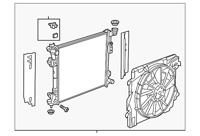 Cooling Module 7B0121249H - View 2