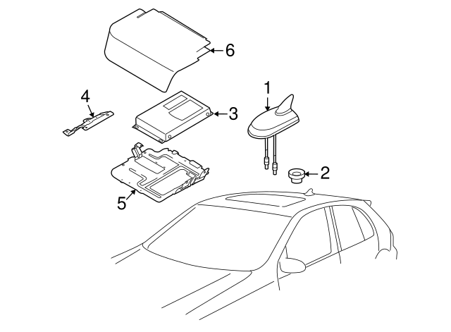 Radio Antenna Mast 1K6-035-507-F