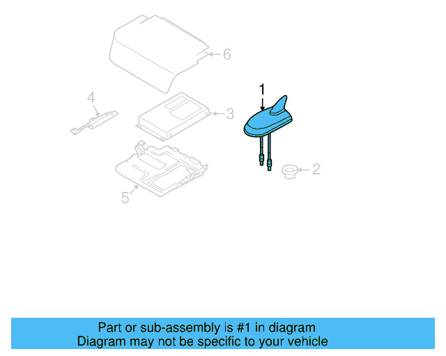 Antenna Assembly 3C0-035-507-R - View 23