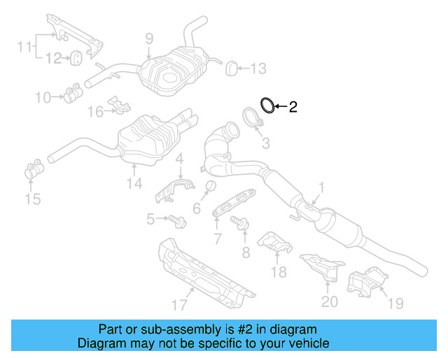 Converter & Pipe Gasket 5C0-253-115-A - View 15