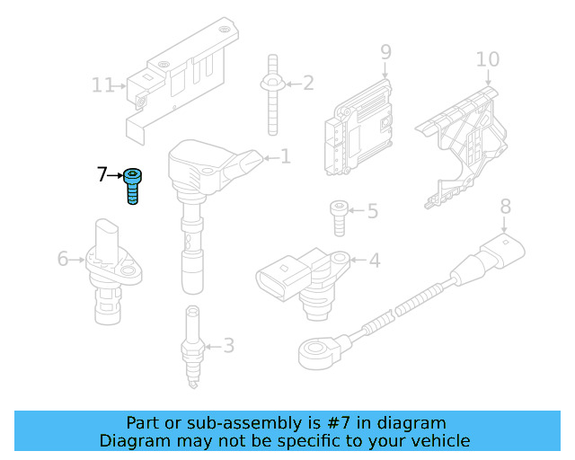 Knock Sensor Bolt N-910-766-01 - View 7