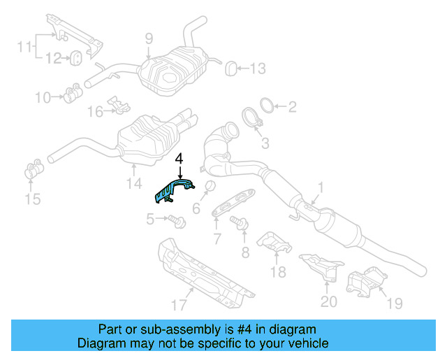 Front Bracket 1K0-253-249-F - View 3