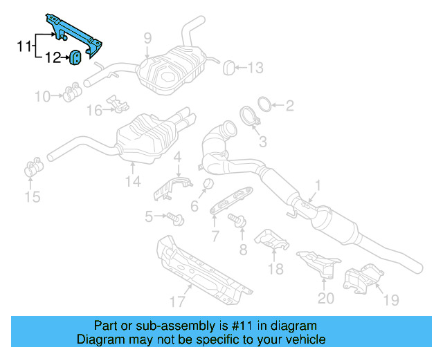 Rear Bracket 1K0-253-144-AT - View 2