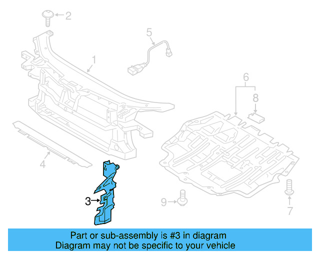 Air Baffle 3C8-121-284-B