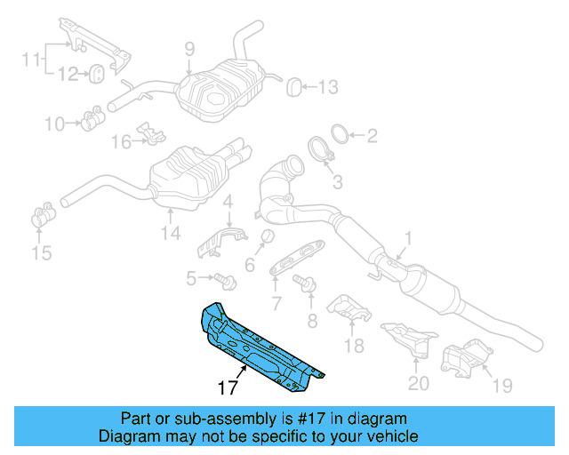 Heat Shield 5C6-825-671-D - View 5