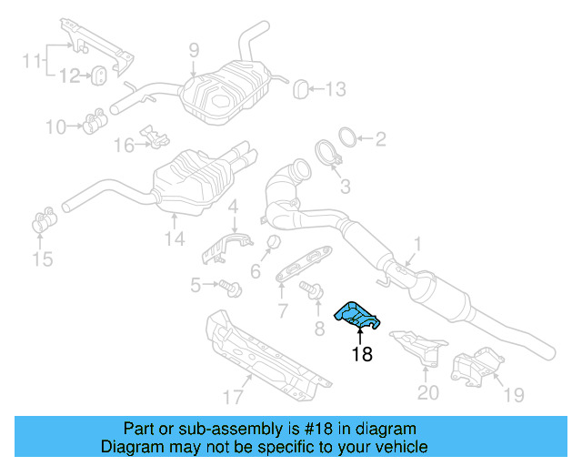 Heat Shield 5C6-825-613 - View 11