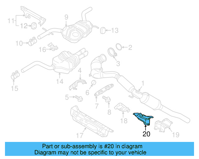 Heat Shield 5C6-825-613 - View 4