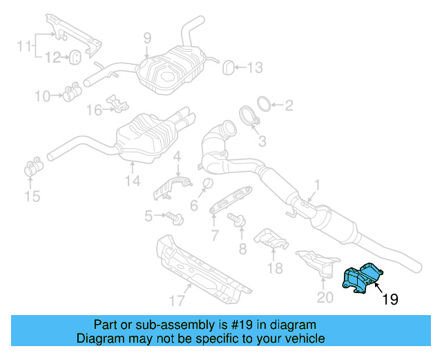 Heat Shield 1K5-825-701-B - View 22