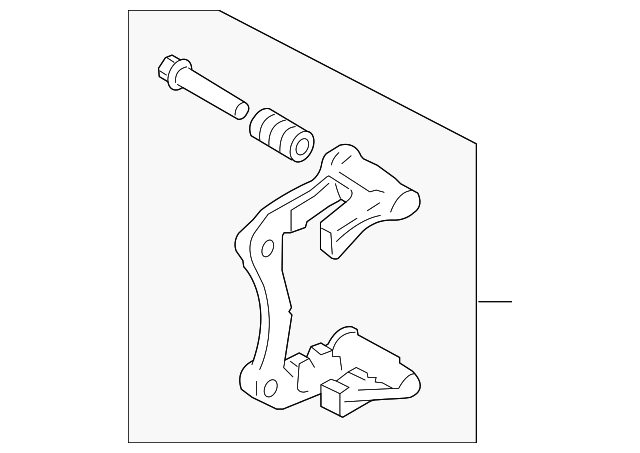 Disc Brake Caliper Bracket 3D0-615-425-D