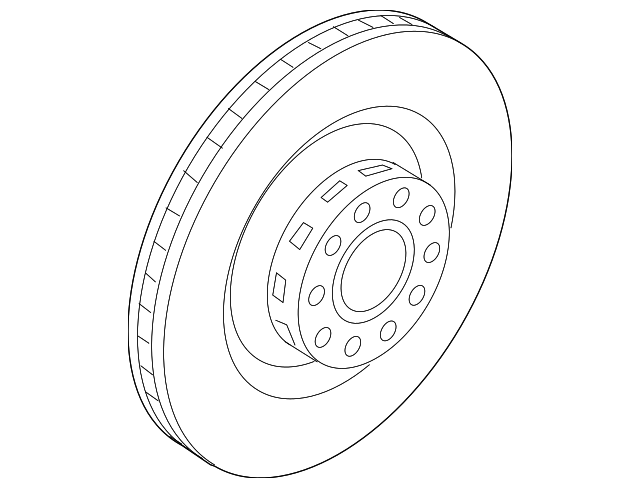 Brake Rotor 4E0-615-601-K - View 3